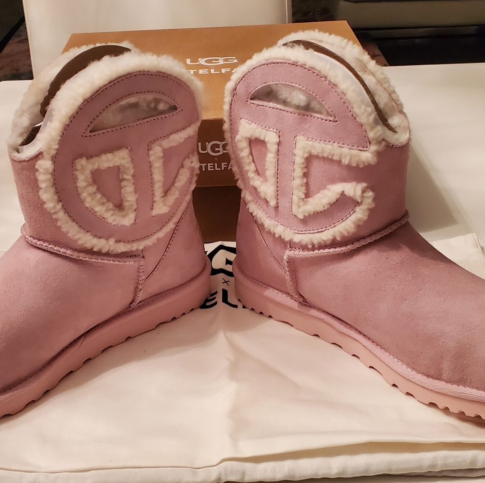 UGG x Telfar Logo Mini Boots